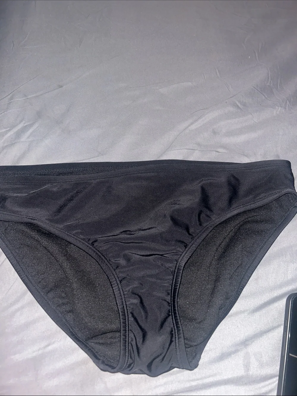 Kona Sol Black Bikini Bottom - Classic Cut